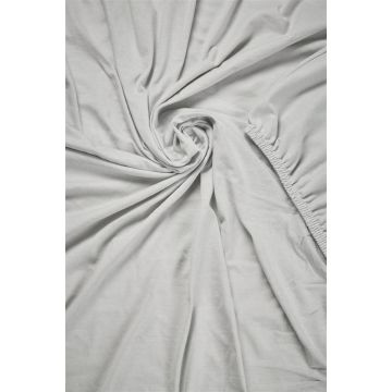 Beddinghouse Fitted Sheet Light Grey - Jersey Beddinghouse Fitted Sheet Light Grey - Jersey