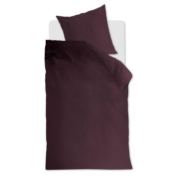 Ambiante Duvet Cover Dark Red Solid Cotton Ambiante Duvet Cover Dark Red Solid Cotton