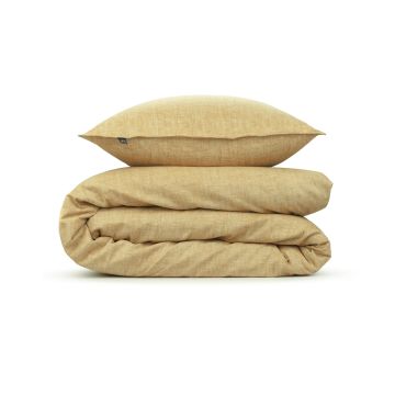 ZoHome Ochre-Yellow Duvet Cover Lino 100% Cotton ZoHome Ochre-Yellow Duvet Cover Lino 100% Cotton
