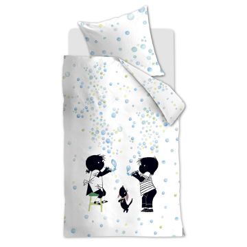 Beddinghouse x Fiep Amsterdam Duvet Cover Blue-Green Kids Cotton Beddinghouse x Fiep Amsterdam Duvet Cover Blue-Green Kids Cotton