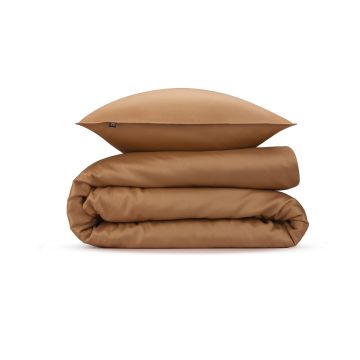 ZoHome Cognac-Brown Duvet Cover Satinado 100% Cotton-Satin ZoHome Cognac-Brown Duvet Cover Satinado 100% Cotton-Satin