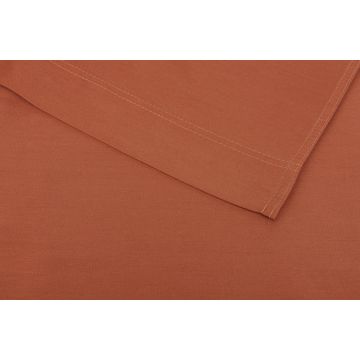 ZoHome Copper-Orange Flat-Sheet Satinado-Sheet 100% Cotton-Satin ZoHome Copper-Orange Flat-Sheet Satinado-Sheet 100% Cotton-Satin