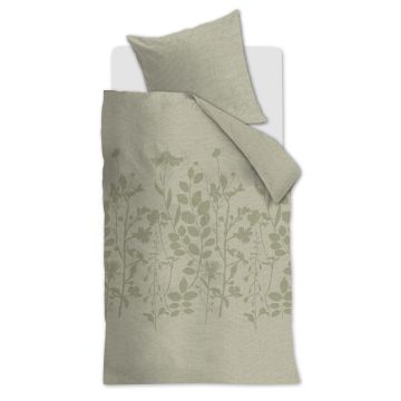 Beddinghouse Duvet Cover Light Green Floral Cotton