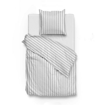 ZoHome Dove-Grey Duvet Cover Banda-di-Lino 100% Cotton ZoHome Dove-Grey Duvet Cover Banda-di-Lino 100% Cotton