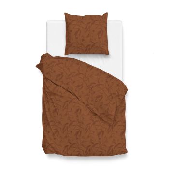 ZoHome Copper-Orange Duvet Cover Fiori-di-Satinado 100% Cotton-Sateen ZoHome Copper-Orange Duvet Cover Fiori-di-Satinado 100% Cotton-Sateen