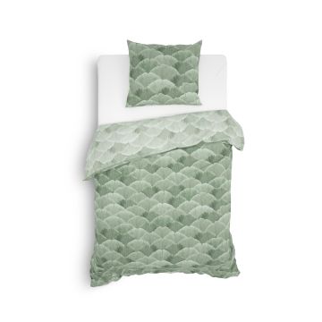 Heckettlane Laurel-Green Duvet Cover Danilo 100% Cotton-Satin Heckettlane Laurel-Green Duvet Cover Danilo 100% Cotton-Satin