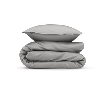 ZoHome Iron-Grey Duvet Cover Satinado 100% Cotton-Satin ZoHome Iron-Grey Duvet Cover Satinado 100% Cotton-Satin