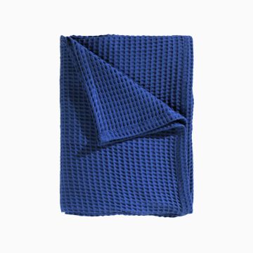 Heckettlane Ink-Blue Waffle-Bedspread Recycled Cotton Heckettlane Ink-Blue Waffle-Bedspread Recycled Cotton