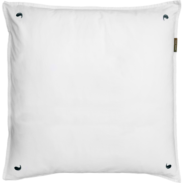 Kalundewa percale pillowcases set (white with dark green leaves) - Four Leaves Kalundewa percale pillowcases set (white with dark green leaves) - Four Leaves