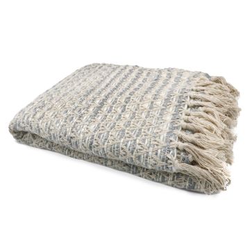 Plaid Mumbai Grey-Naturel (130x170 cm) Plaid Mumbai Grey-Naturel (130x170 cm)