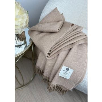 Alpaca-Merino lamswollen plaid Hazelnut Alpaca-Merino lamswollen plaid Hazelnut