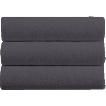Terry cloth fitted sheet Dark Grey Terry cloth fitted sheet Dark Grey