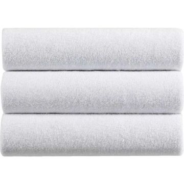 Terry cloth fitted sheet white Terry cloth fitted sheet white