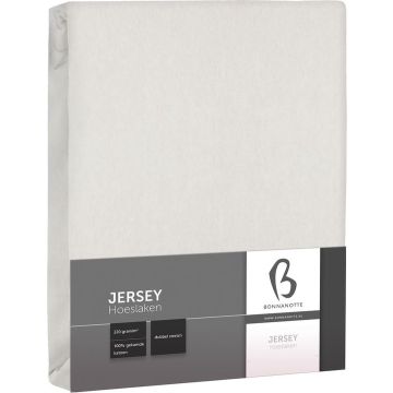 Bonnanotte Double Jersey Fitted Sheet - Ecru Bonnanotte Double Jersey Fitted Sheet - Ecru