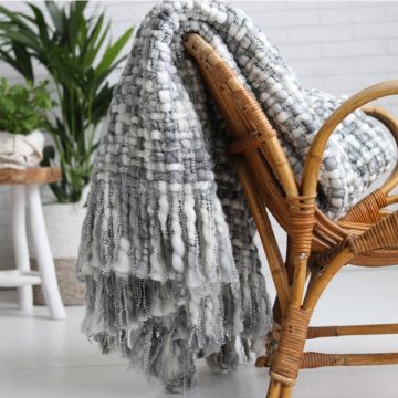 Damai Throw Dakar Grey Damai Throw Dakar Grey