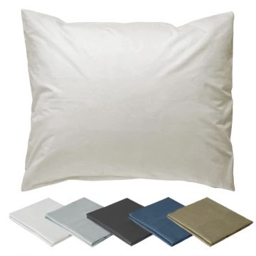 Cotton pillowcase (2 pieces) Ecru 60x70 cm Cotton pillowcase (2 pieces) Ecru 60x70 cm