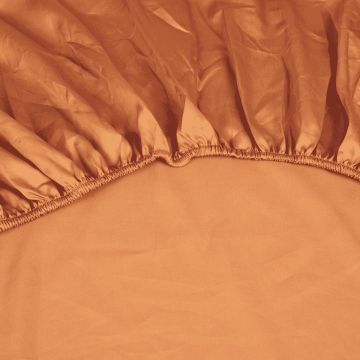 Kayori Giza Fitted Sheet Egyptian Sateen - Bronze - Egyptian Cotton Sateen Kayori Giza Fitted Sheet Egyptian Sateen - Bronze - Egyptian Cotton Sateen