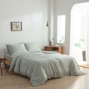 Bamboo Premium Duvet Cover Green Bamboo Premium Duvet Cover Green