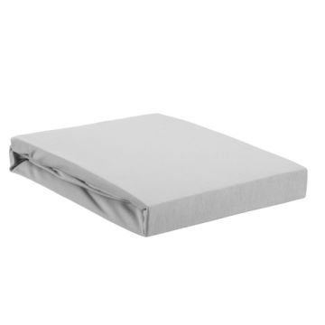 Bonnanotte 100% katoenen hoeslaken - Licht Grijs Bonnanotte 100% katoenen hoeslaken - Licht Grijs