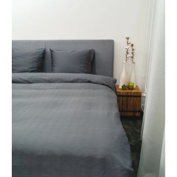 Kayori Shizu Duvet Cover Cotton Sateen - Anthracite - Cotton Sateen Kayori Shizu Duvet Cover Cotton Sateen - Anthracite - Cotton Sateen