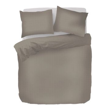 Kayori Shizu Duvet Cover Cotton-Satin - Taupe - Cotton-Satin Kayori Shizu Duvet Cover Cotton-Satin - Taupe - Cotton-Satin