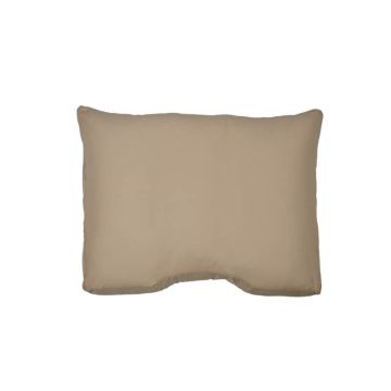 Silvana Cotton Pillowcase with Shoulder Contour Sand Silvana Cotton Pillowcase with Shoulder Contour Sand