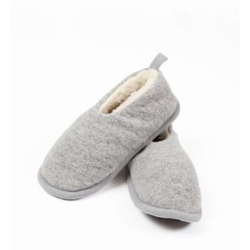 Merino wool slippers, Notra Grey