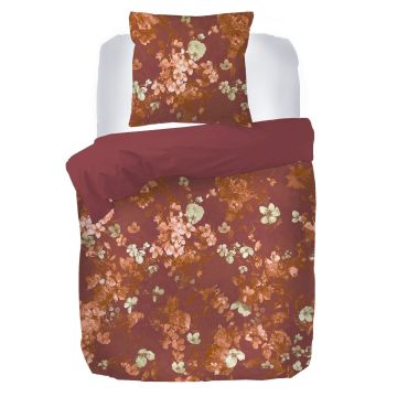 Kayori Duvet Cover Senji Cotton Satin - Red - Cotton-Satin Kayori Duvet Cover Senji Cotton Satin - Red - Cotton-Satin
