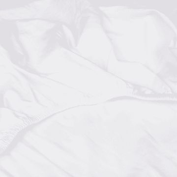 Kayori Shizu Fitted Sheet Stretch Jersey - White Kayori Shizu Fitted Sheet Stretch Jersey - White