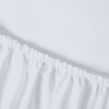 Kayori Shizu percale fitted sheet - white - Cotton-Percale Kayori Shizu percale fitted sheet - white - Cotton-Percale