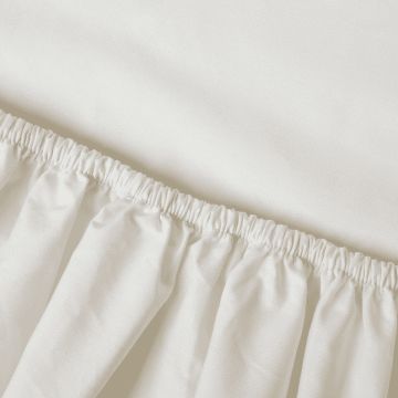 Kayori Shizu percale fitted sheet - offwhite - Cotton-Percale Kayori Shizu percale fitted sheet - offwhite - Cotton-Percale