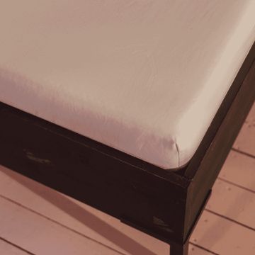 Kayori Split Mattress Fitted Sheet Shizu Percale - Sand - Cotton Percale
