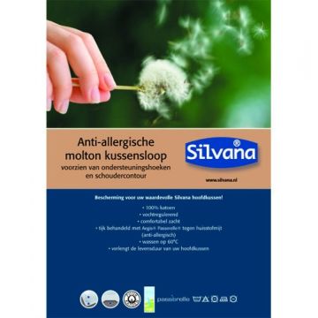 Silvana molton pillowcase with shoulder contour Silvana molton pillowcase with shoulder contour