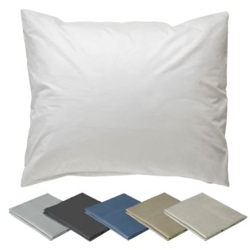 Cotton pillowcase (2 pieces)-White-60 x 70 cm Cotton pillowcase (2 pieces)-White-60 x 70 cm