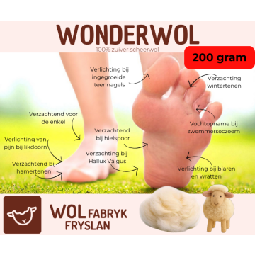 WonderWool - Anti-Pressure Wool (200 grams) - Walk without pain! WonderWool - Anti-Pressure Wool (200 grams) - Walk without pain!